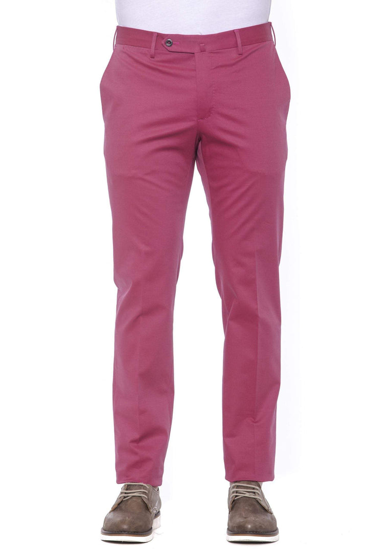 PT Torino Fuchsia Cotton Jeans & Pant #men, feed-1, Fuchsia, IT46 | S, IT48 | M, IT50 | L, IT52 | L, IT54 | XL, Jeans & Pants - Men - Clothing, PT Torino at SEYMAYKA