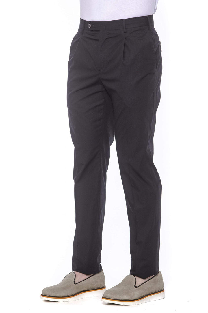 PT Torino Black Cotton Jeans & Pant #men, Black, feed-1, IT52 | L, IT54 | XL, IT56 | XXL, Jeans & Pants - Men - Clothing, PT Torino at SEYMAYKA