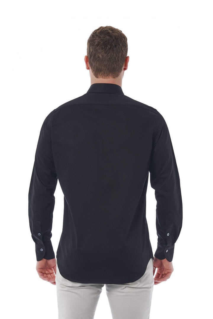 Bagutta Black Cotton Shirt #men, Bagutta, Black, feed-1, IT39 | S, IT40 | M, IT41 | L, IT42 | XL, IT43 | 2XL, IT44 | 3XL, IT45 | 4XL, Shirts - Men - Clothing at SEYMAYKA