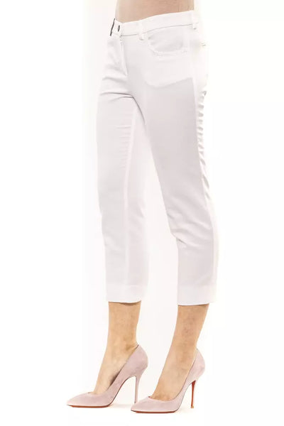Peserico White Cotton Jeans &Amp; Pant