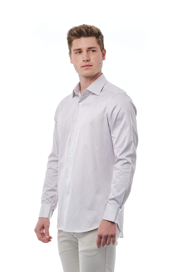 Bagutta White Cotton Shirt #men, Bagutta, feed-1, IT38 | XS, IT39 | S, IT40 | M, IT41 | L, IT42 | XL, IT43 | 2XL, IT44 | 3XL, Shirts - Men - Clothing, White at SEYMAYKA