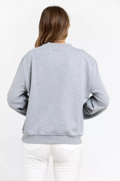 Trussardi Gray Cotton Sweater