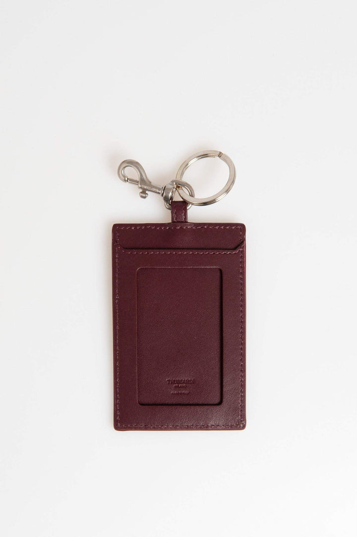 Trussardi Brown Leather Keychain #men, Brown, feed-1, Keychains - Men - Accessories, Trussardi at SEYMAYKA