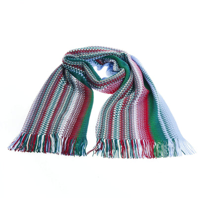 Missoni Geometric Pattern Scarf #men, feed-agegroup-adult, feed-color-Multicolor, feed-gender-male, Missoni, Multicolor, Scarves - Men - Accessories at SEYMAYKA