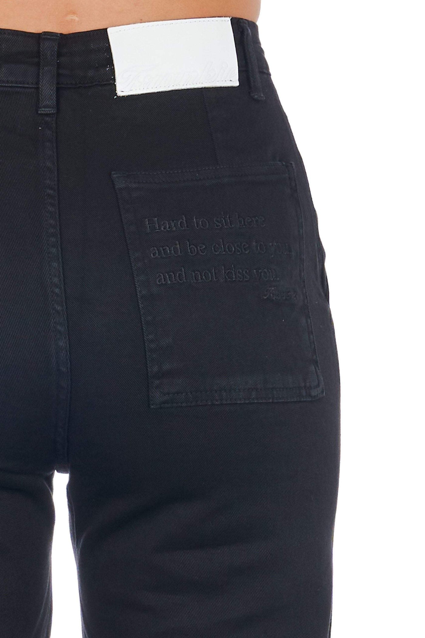 Frankie Morello high waisted multipockets Jeans & Pant #women, Black, feed-agegroup-adult, feed-color-Black, feed-gender-female, Frankie Morello, IT40 | XS, IT42 | S, IT44 | M, Jeans & Pants - Women - Clothing at SEYMAYKA
