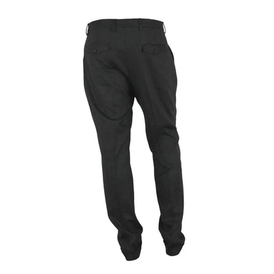 Made in Italy Gray Viscose Trousers