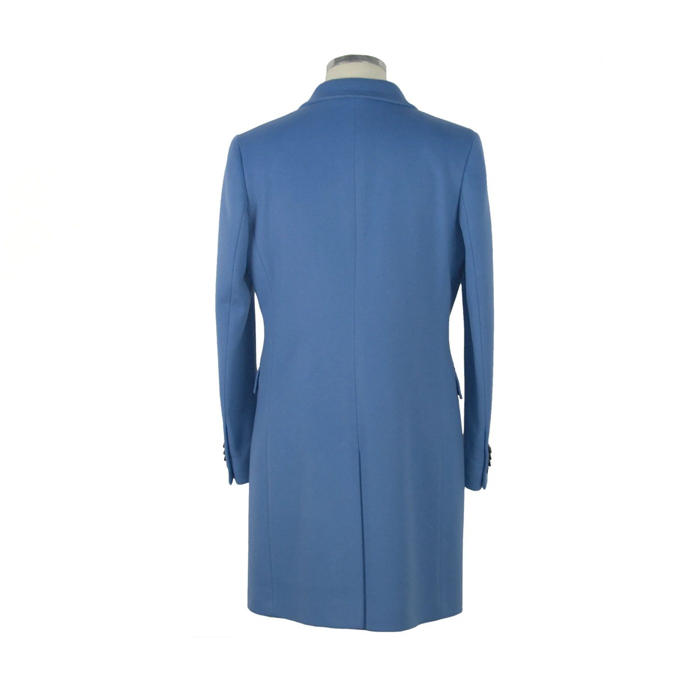 Made in Italy Light Blue Wool Jackets & Coat feed-1, IT48 | XL, Jackets & Coats - Women - Clothing, Light Blue, Made in Italy at SEYMAYKA