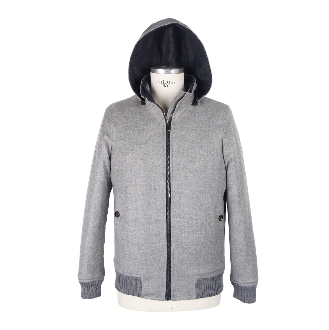Made in Italy Gray Wool Jacket #men, feed-1, Gray, IT50 | L, Jackets - Men - Clothing, Made in Italy at SEYMAYKA