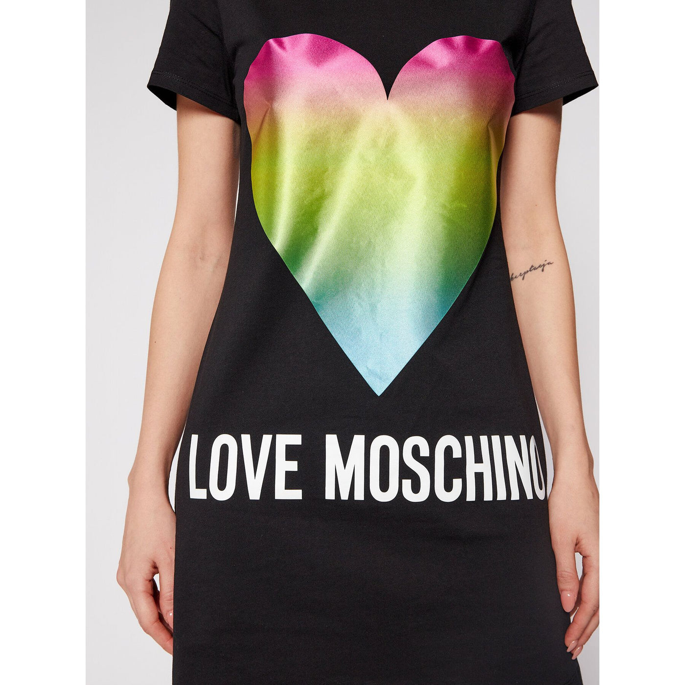 Love Moschino Black Cotton Dress