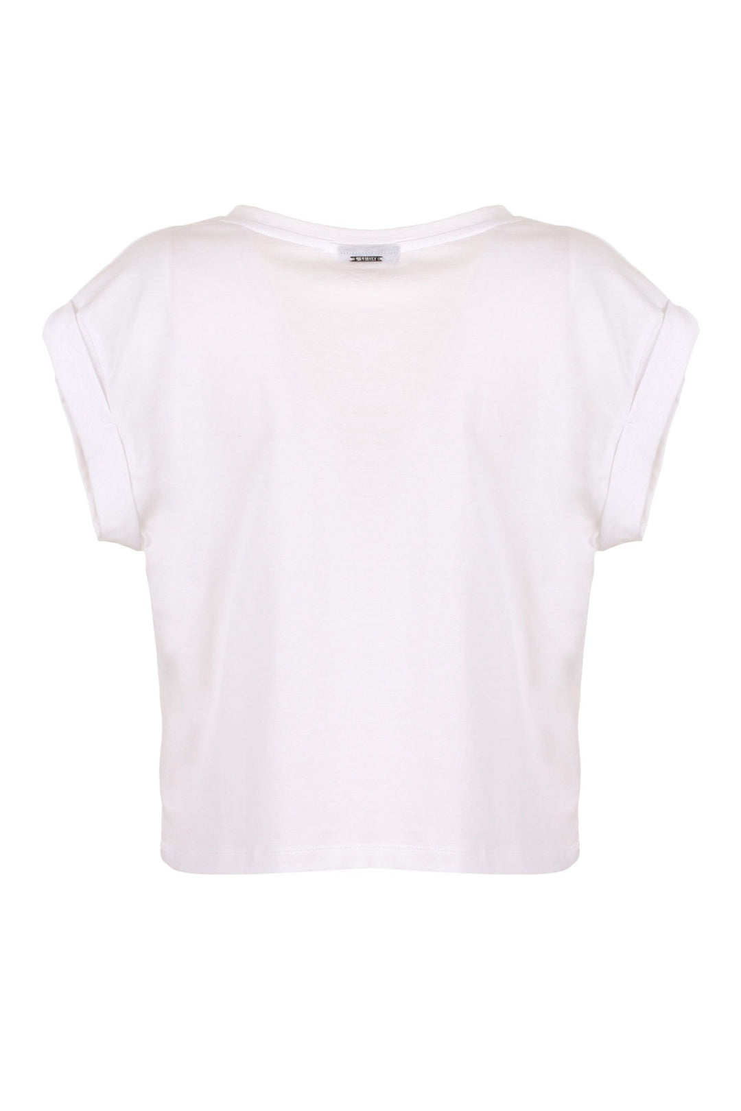 Imperfect White Cotton T-Shirt & Top