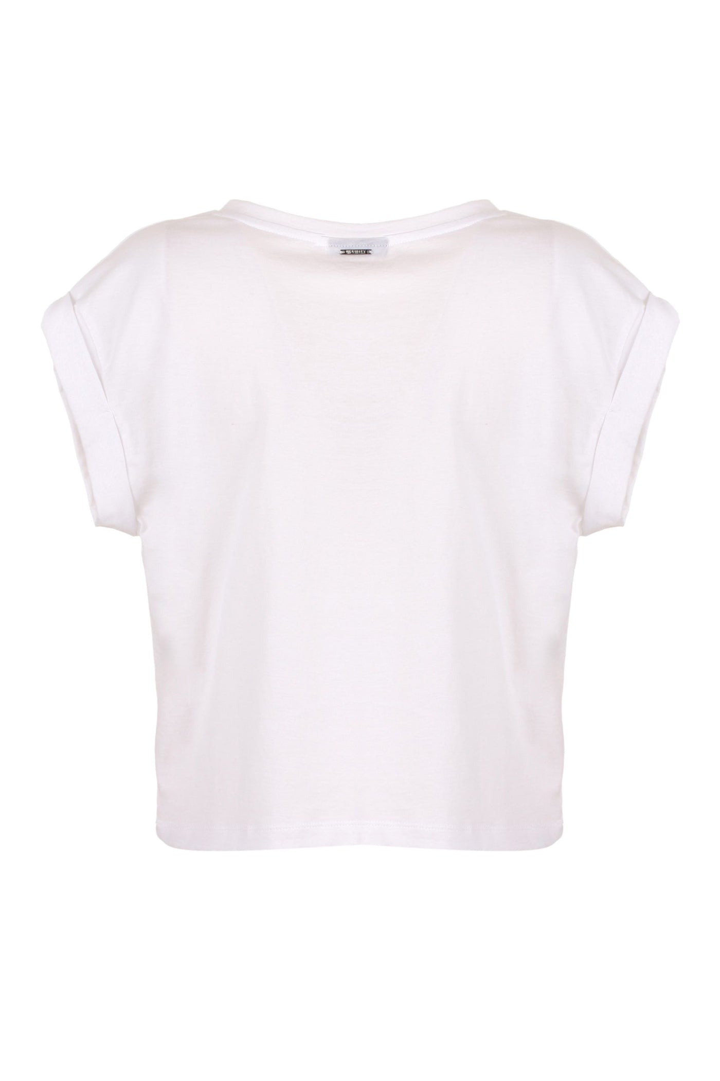 Imperfect White Cotton T-Shirt & Top