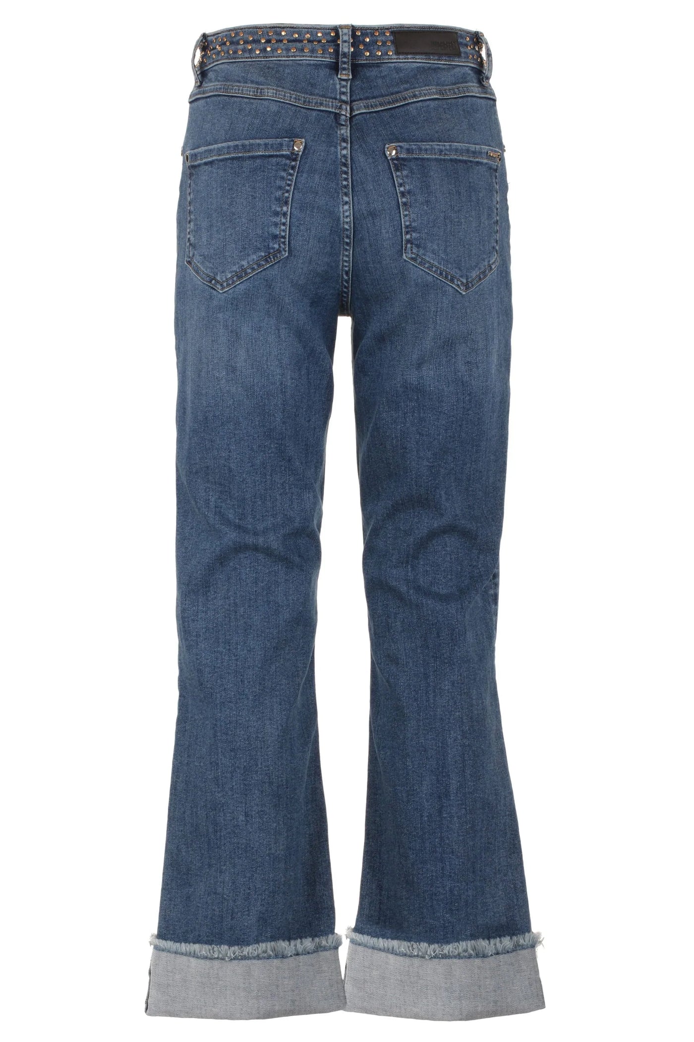 Imperfect studs on waist  Jeans & Pant Blue, feed-agegroup-adult, feed-color-Blue, feed-gender-female, Imperfect, Jeans & Pants - Women - Clothing, W25 | IT39, W26 | IT40, W27 | IT41, W28 | IT42, W29 | IT43, W30 | IT44, W31 | IT45 at SEYMAYKA