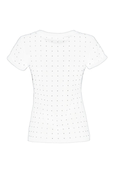 Imperfect cotton printed   Tops & T-Shirt feed-agegroup-adult, feed-color-White, feed-gender-female, Imperfect, S, Tops & T-Shirts - Women - Clothing, White, XS at SEYMAYKA