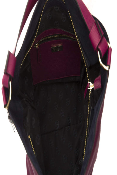 Pompei Donatella Burgundy Leather Shoulder Bag Burgundy, feed-1, Pompei Donatella, Shoulder Bags - Women - Bags at SEYMAYKA