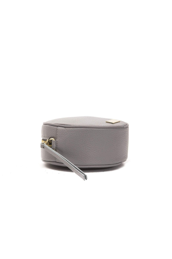 Pompei Donatella Gray Leather Crossbody Bag Crossbody Bags - Women - Bags, feed-1, Gray, Pompei Donatella at SEYMAYKA