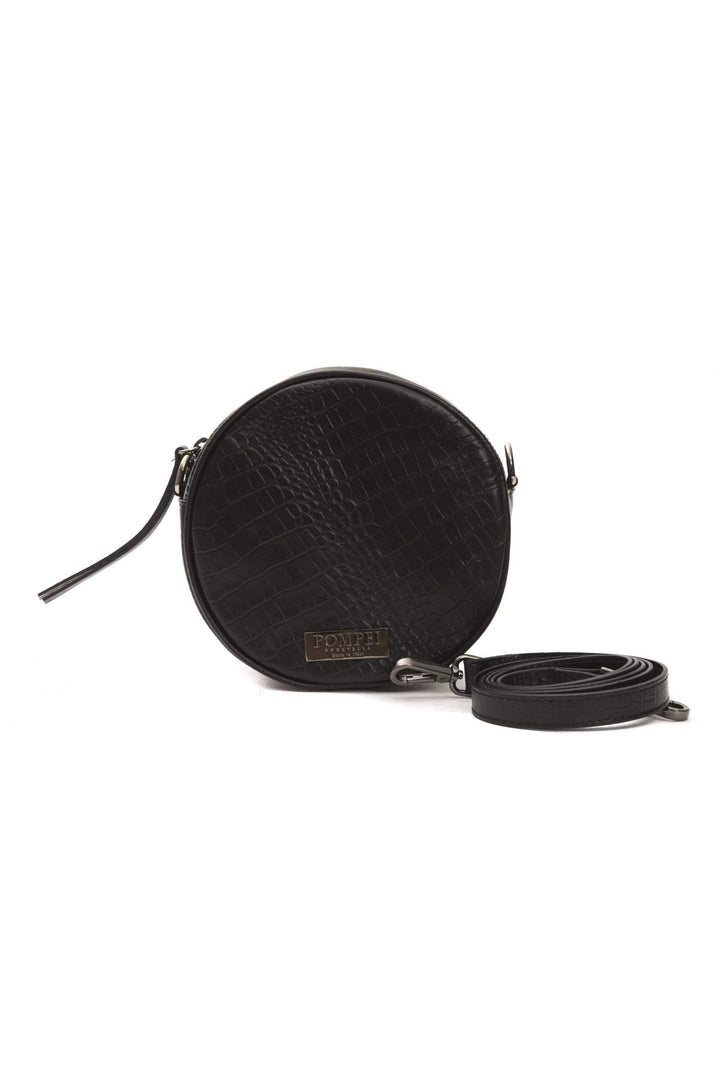 Pompei Donatella Nero Black Crossbody Bag #women, Black, Crossbody Bags - Women - Bags, feed-agegroup-adult, feed-color-Black, feed-gender-female, Pompei Donatella at SEYMAYKA