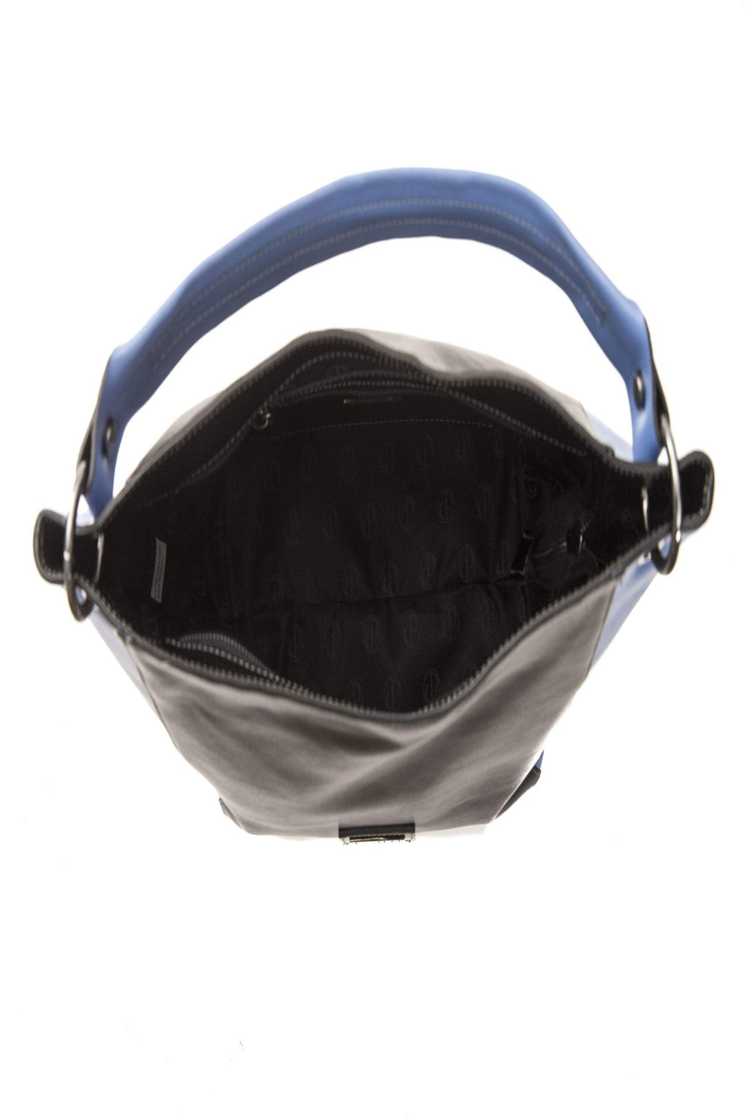 Pompei Donatella Black Leather Shoulder Bag Black, feed-1, Pompei Donatella, Shoulder Bags - Women - Bags at SEYMAYKA