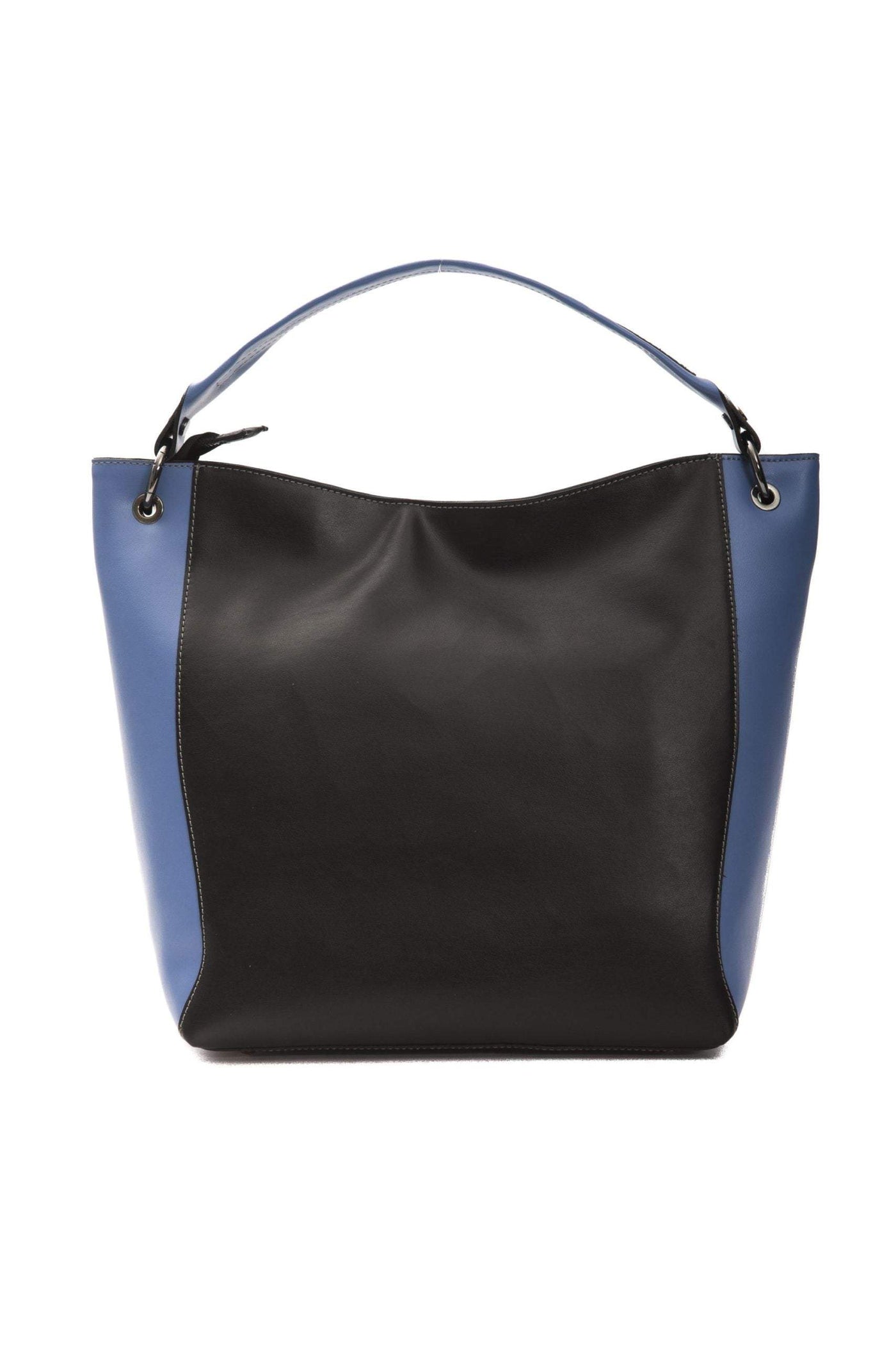 Pompei Donatella Black Leather Shoulder Bag Black, feed-1, Pompei Donatella, Shoulder Bags - Women - Bags at SEYMAYKA