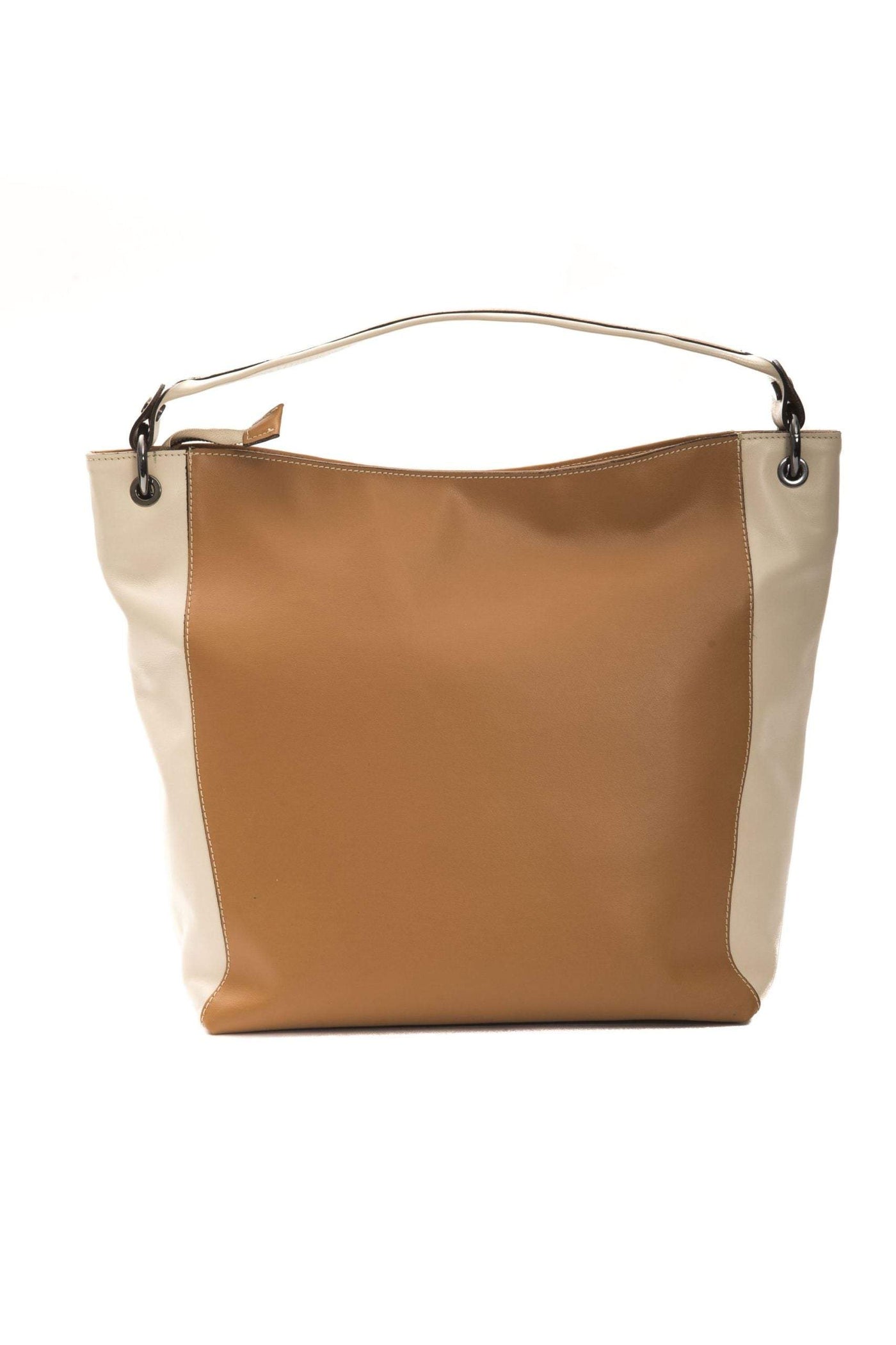 Pompei Donatella Brown Leather Shoulder Bag Brown, feed-1, Pompei Donatella, Shoulder Bags - Women - Bags at SEYMAYKA