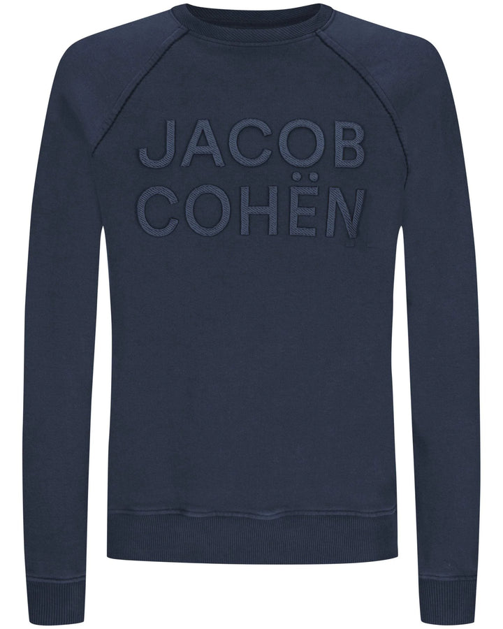 Jacob Cohen Casual Cut Sweater #men, Blue, Jacob Cohen, L, M, Sweaters - Men - Clothing, XL, XXL at SEYMAYKA