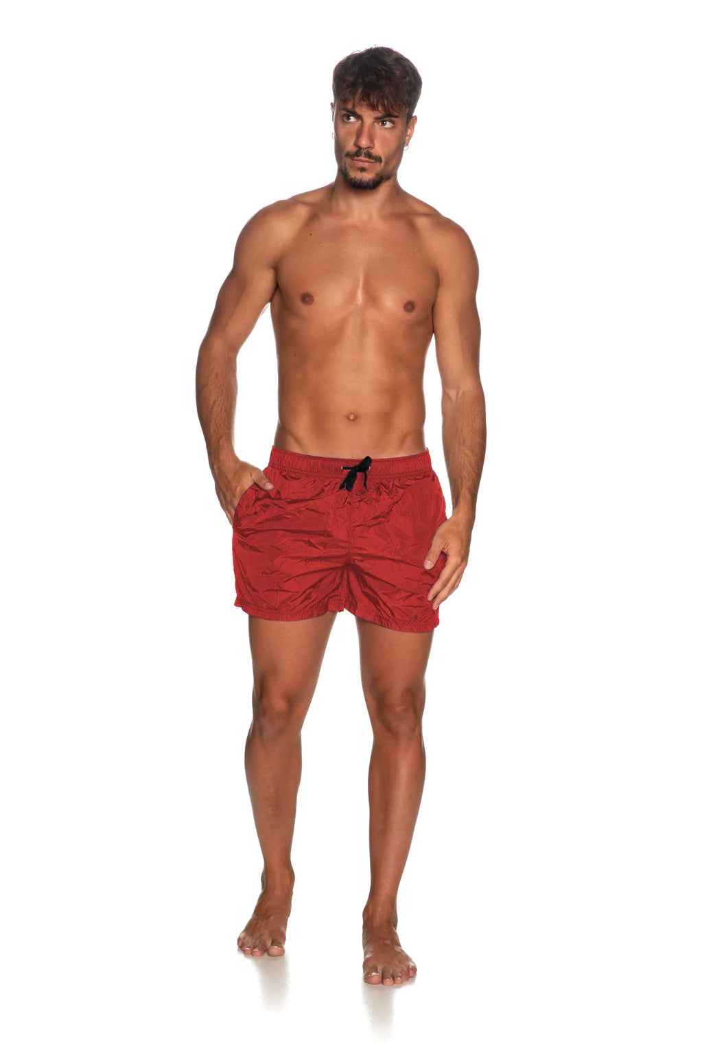 Refrigiwear Red Nylon Swimwear #men, feed-agegroup-adult, feed-color-Red, feed-gender-male, M, Red, Refrigiwear, Swimwear - Men - Clothing, XL, XXL at SEYMAYKA