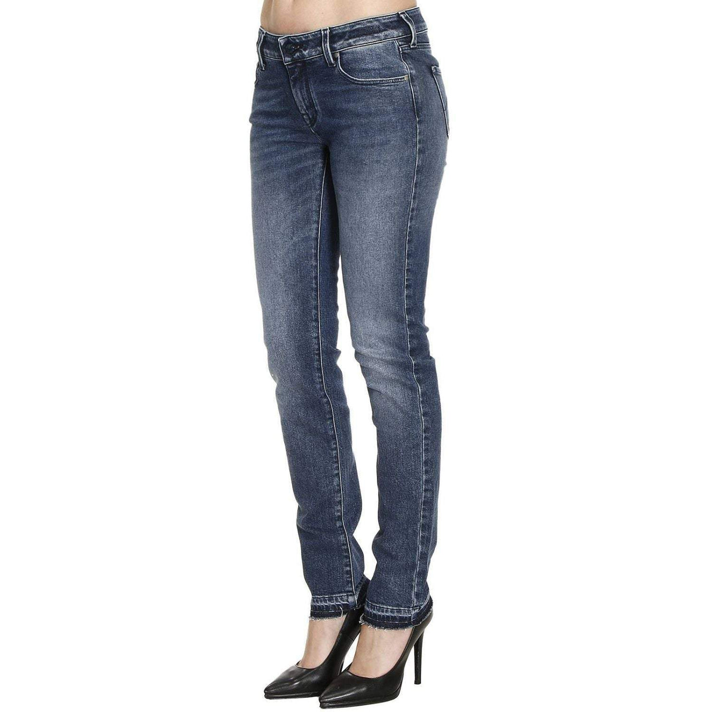 Jacob Cohenslim fit used effect Jeans & Pant #women, Blue, feed-agegroup-adult, feed-color-Blue, feed-gender-female, Jacob Cohen, Jeans & Pants - Women - Clothing, W26 | IT40, W27 | IT41, W28 | IT42, W30 | IT44, W31 | IT45 at SEYMAYKA
