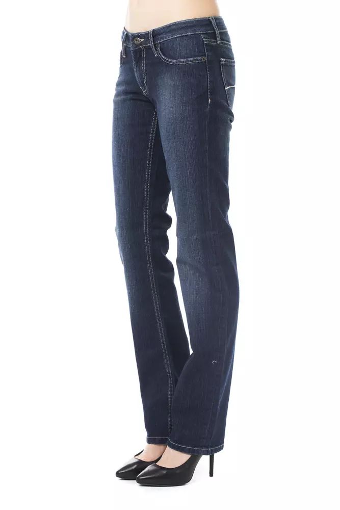 Ungaro Fever Blue Cotton Jeans & Pant