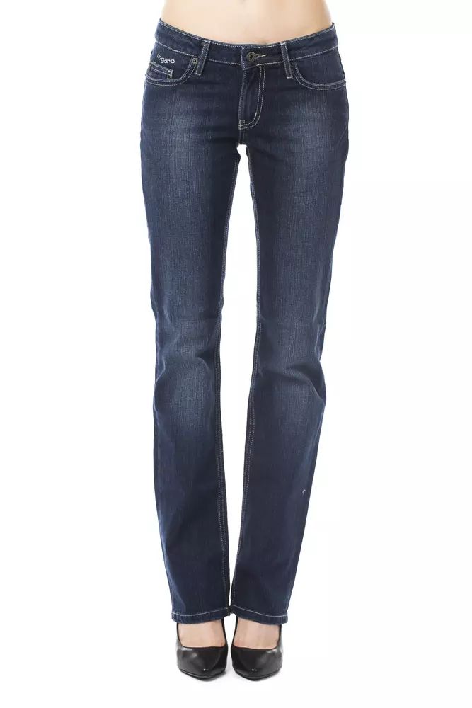 Ungaro Fever Blue Cotton Jeans & Pant