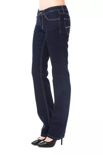 Ungaro Fever Blue Cotton Jeans & Pant