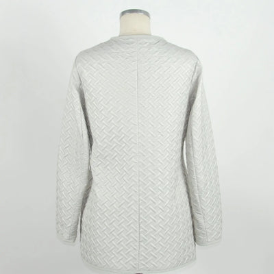 Emilio Roelli White Polyester Jackets & Coat Emilio Romanelli, feed-1, IT44|L, Jackets & Coats - Women - Clothing, White at SEYMAYKA