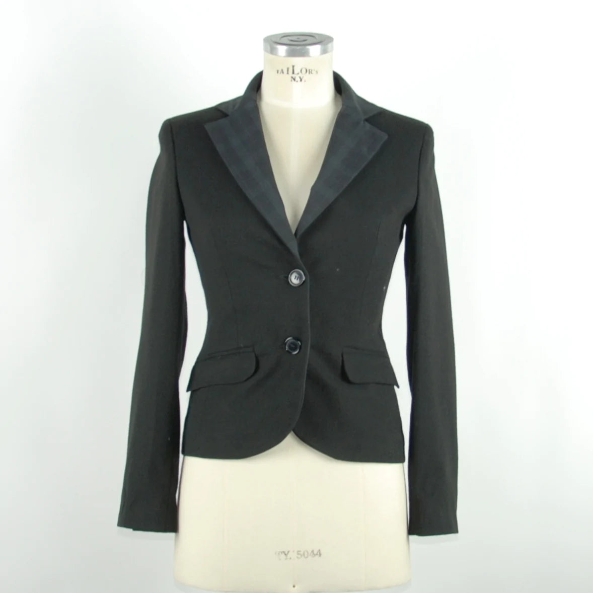 Emilio Romanelli Black Polyester Suits & Blazer Black, Emilio Romanelli, feed-1, IT40|S, IT46 | L, IT48 | XL, Suits & Blazers - Women - Clothing at SEYMAYKA