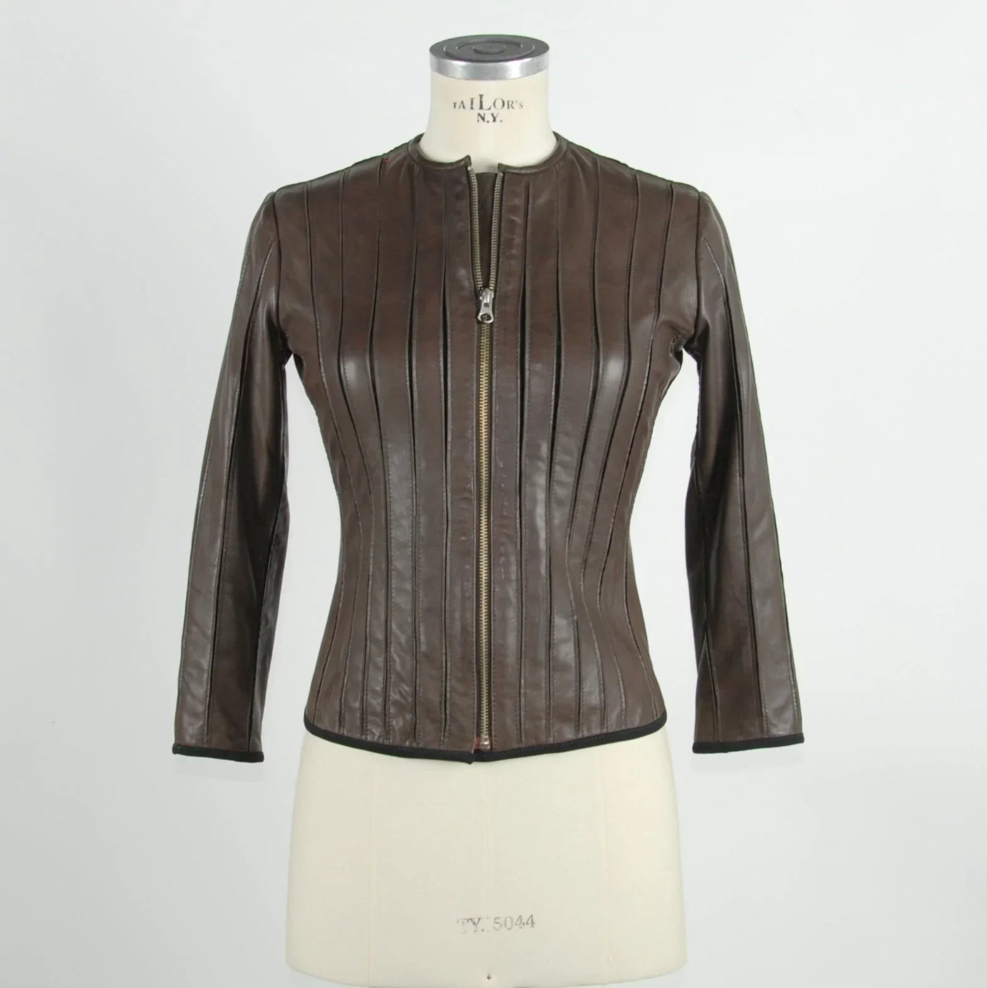 Emilio Roelli Brown Genuine Leather Jackets & Coat Brown, Emilio Romanelli, feed-1, IT40|S, IT42|M, IT44|L, IT48 | XL, Jackets & Coats - Women - Clothing at SEYMAYKA