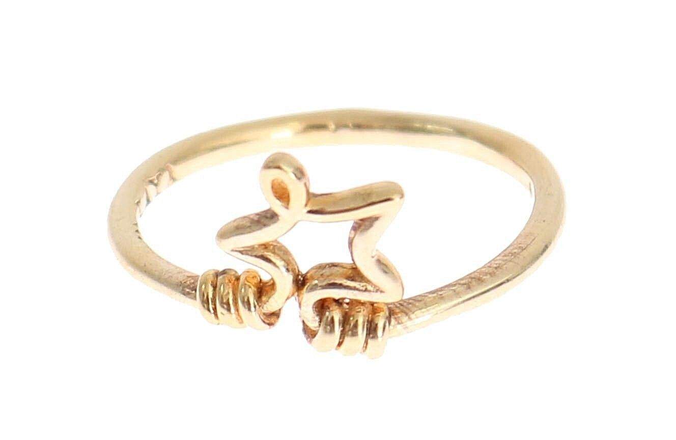 Nialaya Gold 925 Silver Authentic Star Ring Dolce & Gabbana, EU54 | US7, EU56 | US8, feed-1, Gold, Rings - Women - Jewelry at SEYMAYKA